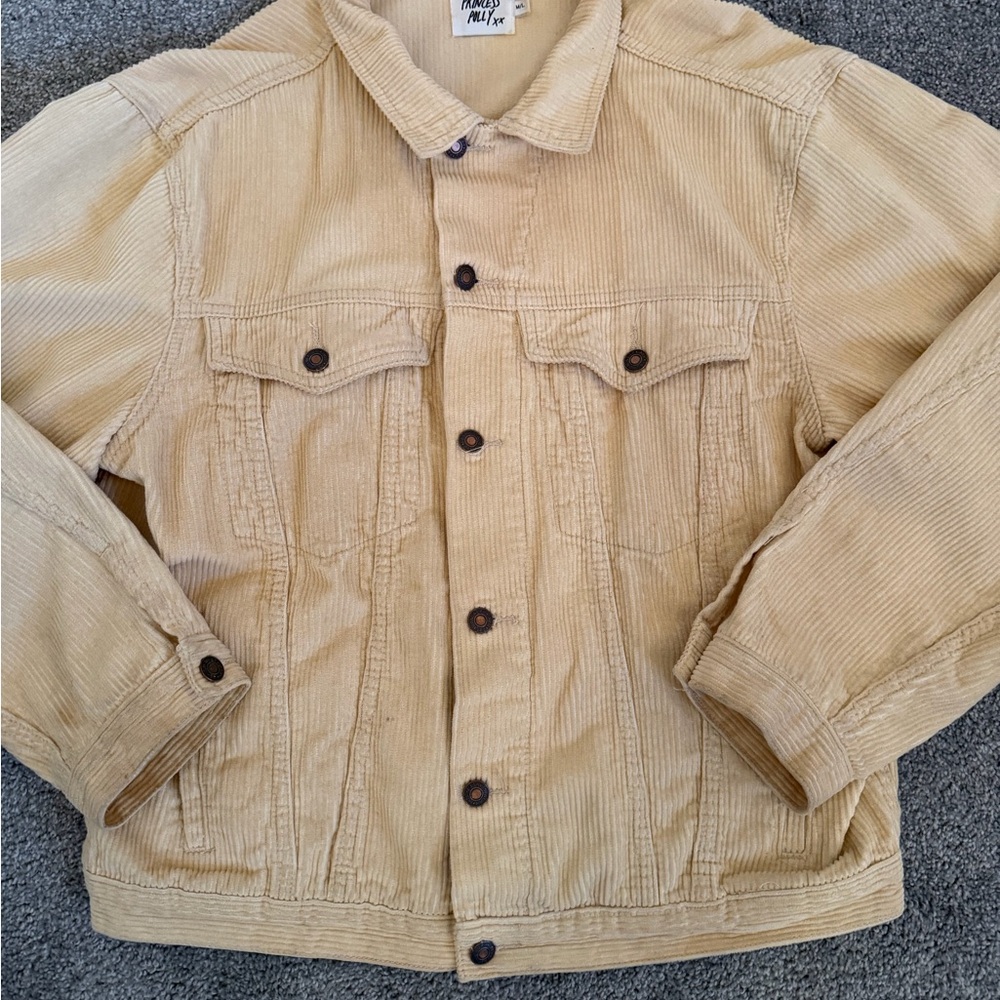 Women’s Canary Yellow Corduroy Jacket - Picture 3 of 9